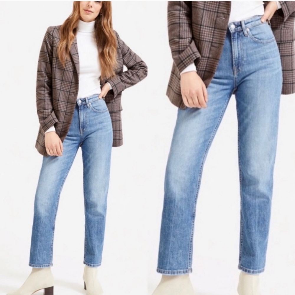 Everlane High Waist Straight Jean